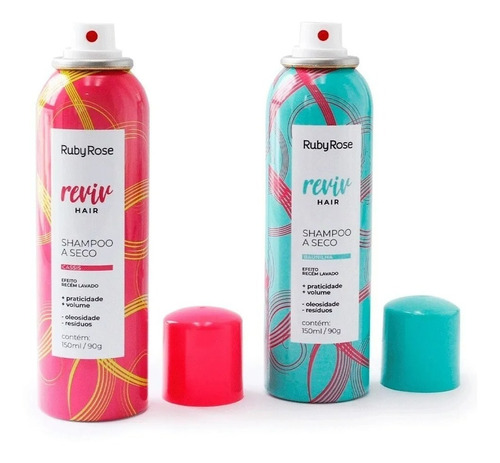 Shampoo A Seco Reviv Rair Ruby Rose Kit C/2 Unid