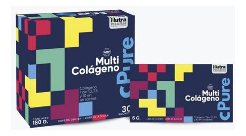 Multi Colágeno C-pure X 30 Sachets  Nutrapharm