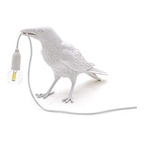 Lámpara De Mesa Moderna Para Pájaros, Iluminación De Resina