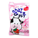 Dulce Coreano Malang Cow Strawberry Milk, Lotte, 79 G