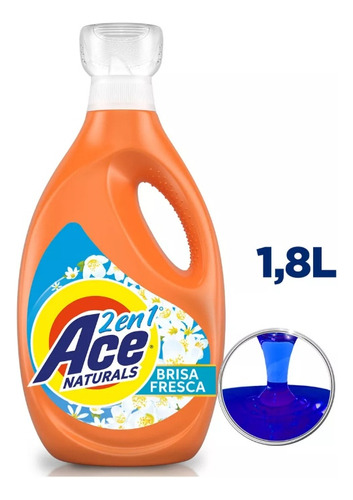 Detergente Liquido Ace De 1,8  Litros 45 Lavados