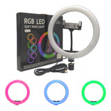 Ring Light 10'' Com Tripé 2,10m Rgb-26