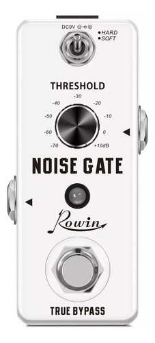Pedal Rowin Noise Gate Supressor Guitarra Baixo Canal Duplo