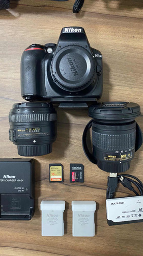 Câmera Nikon D5300 Com Acessórios