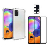 Capinha + Película De Vidro 3d + Câmera Para Galaxy A71