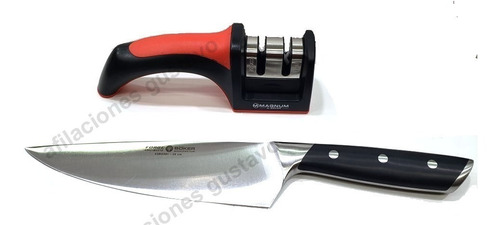 Cuchillo Boker Forjado Bo501 + Afilador Magnum Local Liniers