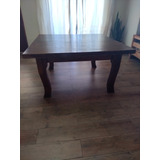 Mesa De Madera Anchico 1,50 X 1,50 (solo Mesa)