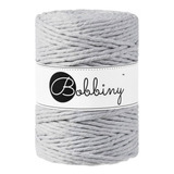 Cuerda Algodón Peinado 5 Mm Macrame  Bobbiny -light Grey