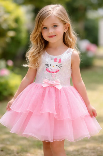 Vestido De Kityy Con Torera Rosa