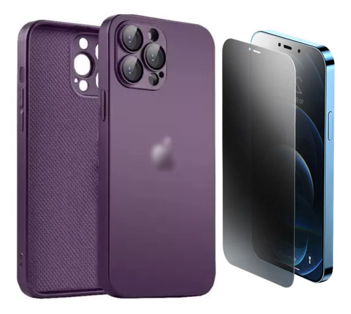 Capinha Capa De Vidro Premium Para iPhone 11 Ao 15 Pro Max