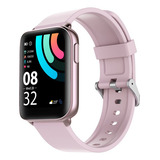 Funda Smartwatch Fitness Watch Para 24 Entrenamientos Y 5 Monitores De Salud, Color Rosa Pálido