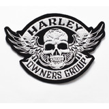 Patch Bordado Harley Davidson Hog Cav. Bran Hdm026l120a114