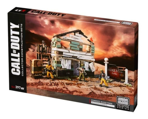 Mega Bloks Zombies Nuketown Call Of Duty Collector Series!!