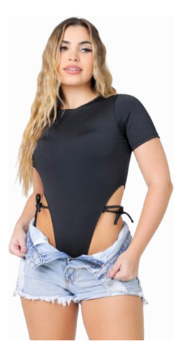 Body Maiô Feminino Moda Praia Natação Suplex Premium Liso