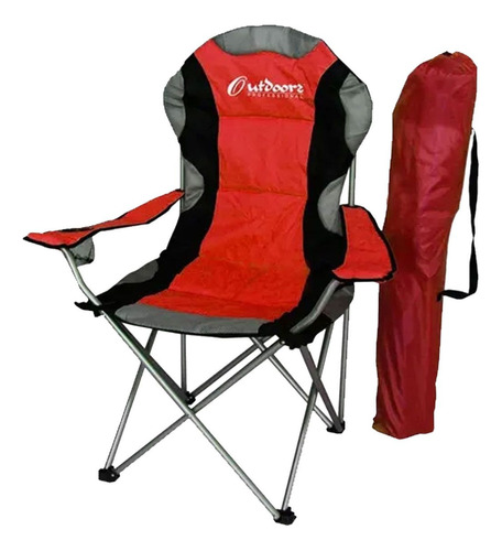 Silla Sillon Plegable Camping Acolchada Reposera Outdoorz