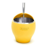 Mate Térmico Keep Acero Inoxidable Con Bombilla Silicona 