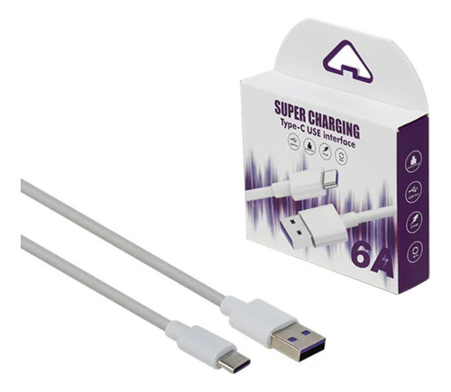 Cable Usb A Usb Tipo C Carga Rapida Datos Fast Charge 6a 1m