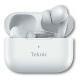 Auriculares Inalambricos Bluetooth Teknic Fi5pro Color Blanco