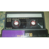 Audio Retro/vintage Cassette Sony Ux90 Cro2 Dioxido Chromo