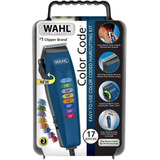 Máquina Para Corte De Cabello Wahl® Color Code Kit 17 Piezas Color Azul