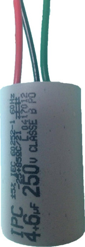 Capacitor Para  Ventilador De Teto 3 Fios 4,0 + 6,0uf 110v