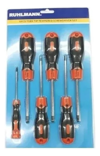 Juego Destornilladores Torx T10 A T30 Ruhlmann Ru6751