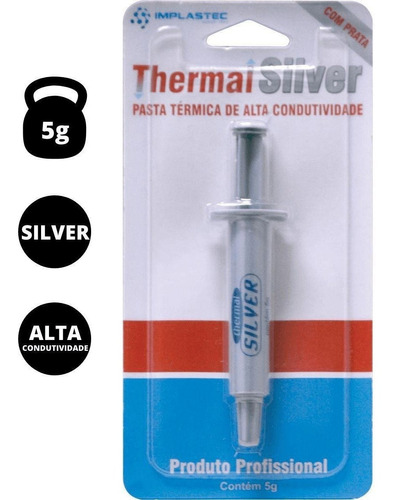 Pasta Thermal Silver 5g Implastec