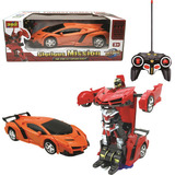 Carro Transformer Mission R/c Pilas Caja Color Multicolor