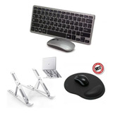 Teclado E Mouse Bluetooth+ Sup +mouse Pad P/ Notebook Dell 