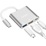 Adaptador Hub Usb C A: Usb 3.0 / Hdmi Usb C Pc O Mac