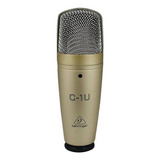 Micrófono Usb Behringer C1u  Condensador Cardioide