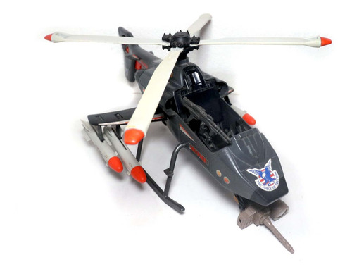 Helicóptero Skyfire Assault Copter Rambo Glasslite Anos 80