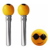 Par (2) Seguros De Puerta Universal Plata Emoji Lentes