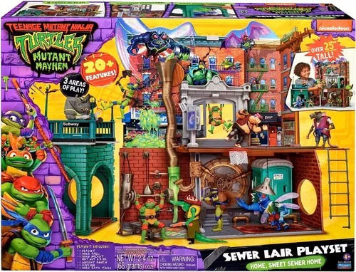 Tortugas Ninjas Playset Guarida De Alcantarilla - Premium