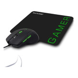 Combo Gamer Multilaser Mouse + Mousepad, Mo273