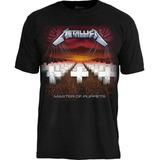 Camiseta Stamp Rockwear Oficial Metallica Master Of Puppets