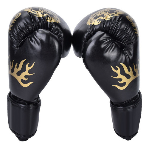 Fwefww 1 Par De Guantes De Boxeo De Piel Sintética Sanda.