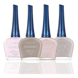 Kit 4 Esmaltes Nude Masglo - Tonos Favoritos 0.5 Fl. Oz.