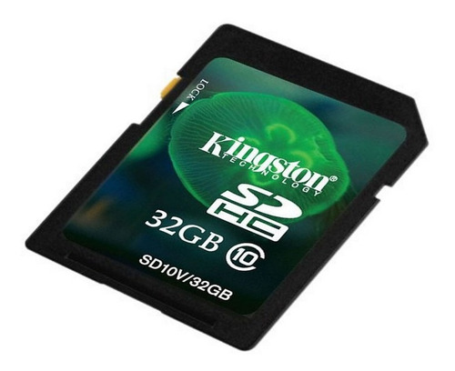 Memoria Sd Hc 32gb Kingston Clase 10 Sd10v/32gb