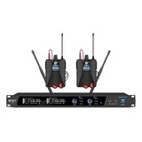 Audio Pro Er-202 Uhf Sistema De Monitor Inalámbrico De Doble