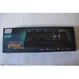 Teclado Gamer Mecanico Philips Profissional - Spk8614 - 100%