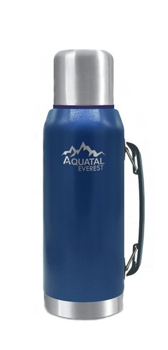 Termo Aquatal Everest De Acero Inoxidable 1l Azul