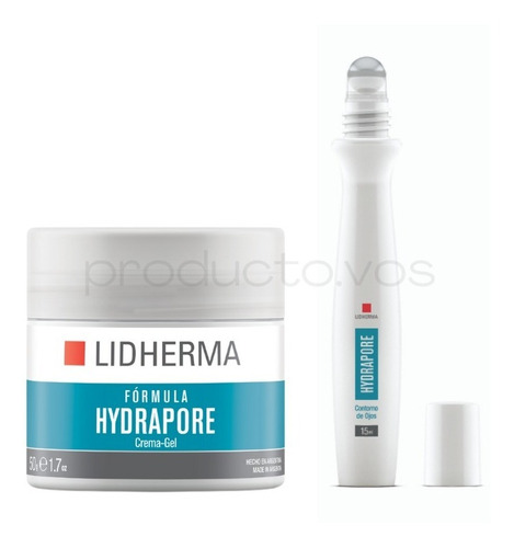 Lidherma Combo Hydrapore Crema-gel + Contorno De Ojos