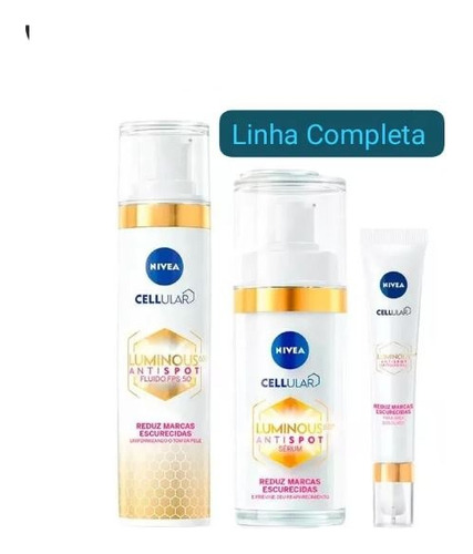 Kit Nivea Cellular Luminous 630 Antispot (3 Produtos)