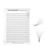 Extensión De Pestaña Nagaraku Prearmado Big Box 10d 9d