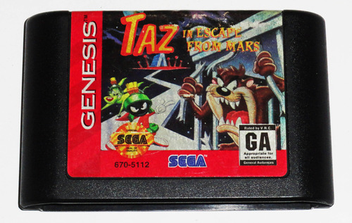 Taz In Escape From Mars Sega Genesis Original Americano - Mg