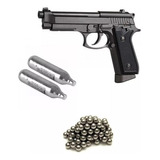 Pistola Balines Kwc Pt92 Blowback + 2 Co2 + 200balines