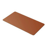 Desk Pad Gigante Couro Caramelo Feltro Costurado Básico