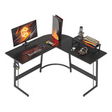 Escritorio Gamer Cubicubi En L De 119cm Negro Trab/est