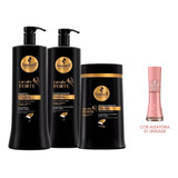 Kit Haskell Cavalo Forte Trio Crescimento 1l/900g +1 Esmalte